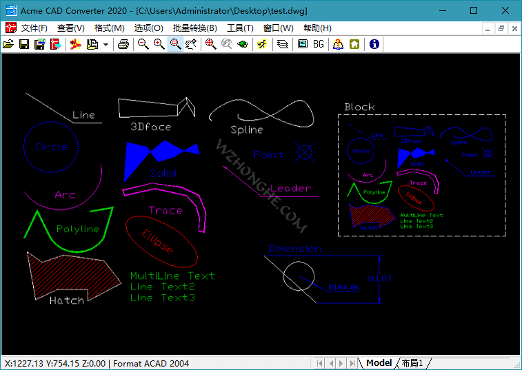 Acme_CAD_Converter - 无中和wzhonghe.com ② Acme_CAD_Converter - 无中和wzhonghe.com